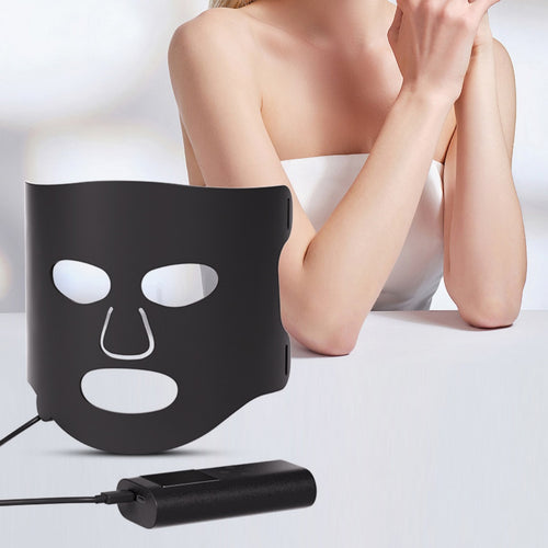 Orvee LED Face Mask white full bundle front view